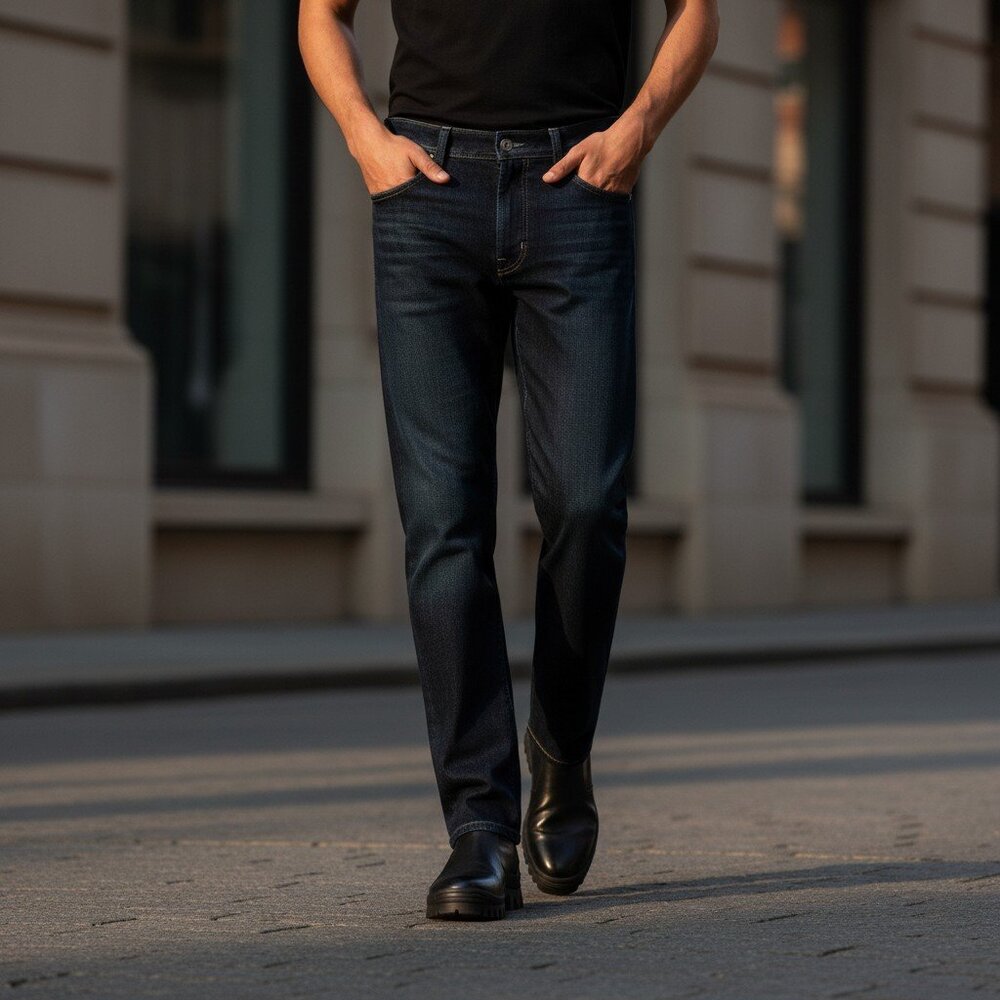 AG Graduate Tailored Leg Jeans Sailor Dark Indigo Denim NWT 34x34 - Picture 2 of 13